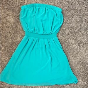 Summer strapless dress